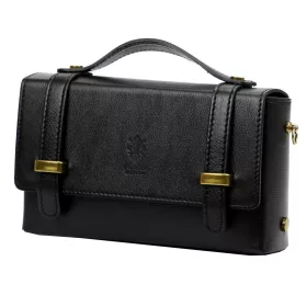 Florence 73 fekete női bőr kézitáska 22.5 x 13.5 x 8 cm