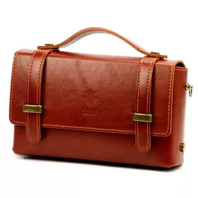 Florence 73 barna női bőr kézitáska 22.5 x 13.5 x 8 cm