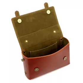 Florence 73 barna női bőr kézitáska 22.5 x 13.5 x 8 cm