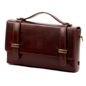 Florence 73 barna női bőr kézitáska 22.5 x 13.5 x 8 cm