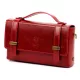 Florence 73 piros női bőr kézitáska 22.5 x 13.5 x 8 cm