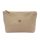 Gregorio COSMETICS-005 DOLLARO taupe női marhabőr kozmetikai táska 21 x 13 x 8 cm
