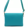 Luka 26-116 DOLLARO türkiz női bőr kézitáska 20 x 14.5 x 4 cm