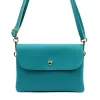 Luka 26-116 DOLLARO türkiz női bőr kézitáska 20 x 14.5 x 4 cm