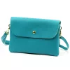 Luka 26-116 DOLLARO türkiz női bőr kézitáska 20 x 14.5 x 4 cm