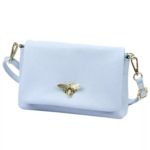 Luka 26-117 DOLLARO Bzzz kék női bőr kézitáska 22 x 14 x 7 cm