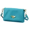 Luka 26-117 DOLLARO Bzzz türkiz női bőr kézitáska 22 x 14 x 7 cm