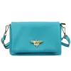 Luka 26-117 DOLLARO Bzzz türkiz női bőr kézitáska 22 x 14 x 7 cm