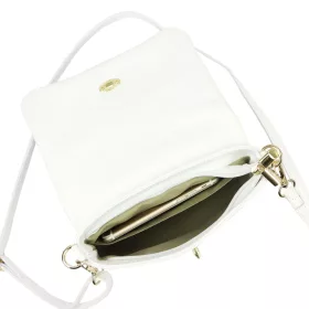   Luka 26-117 DOLLARO Bzzz fehér női bőr kézitáska 22 x 14 x 7 cm
