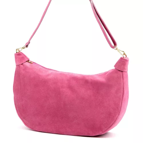 Luka 26-115 rózsaszín női bőr kézitáska 40 x 26 x 11 cm