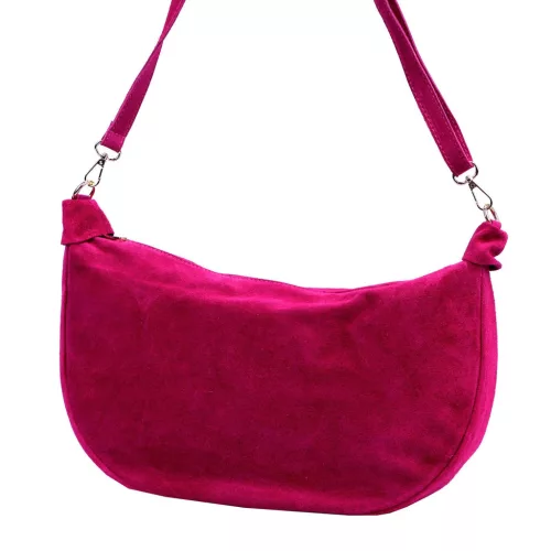 Luka 26-115 magenta női bőr kézitáska 40 x 26 x 11 cm