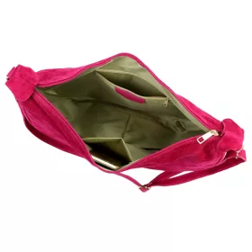 Luka 26-115 magenta női bőr kézitáska 40 x 26 x 11 cm