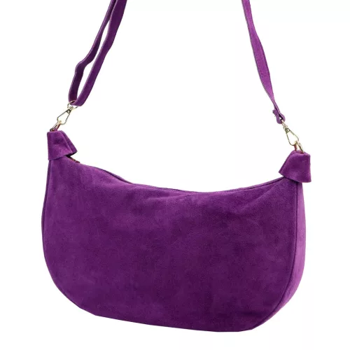 Luka 26-115 lila női bőr kézitáska 40 x 26 x 11 cm