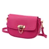  Dámska kožená kabelka cez rameno Luka 26-125 D magenta 22,5 x 14,5 x 9 cm