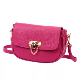    Dámska kožená kabelka cez rameno Luka 26-125 D magenta 22,5 x 14,5 x 9 cm