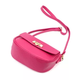    Dámska kožená kabelka cez rameno Luka 26-125 D magenta 22,5 x 14,5 x 9 cm