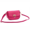  Dámska kožená kabelka cez rameno Luka 26-125 D magenta 22,5 x 14,5 x 9 cm