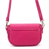  Dámska kožená kabelka cez rameno Luka 26-125 D magenta 22,5 x 14,5 x 9 cm