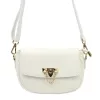 Luka 26-125 DOLLARO fehér női bőr kézitáska 22.5 x 14.5 x 9 cm
