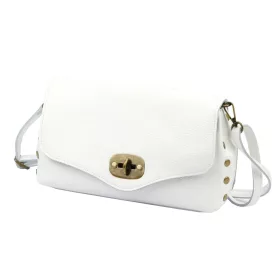   Luka 26-121 DOLLARO fehér női bőr kézitáska 30 x 16 x 12 cm