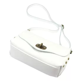   Luka 26-121 DOLLARO fehér női bőr kézitáska 30 x 16 x 12 cm