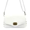 Luka 26-121 DOLLARO fehér női bőr kézitáska 30 x 16 x 12 cm