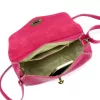  Dámska kožená kabelka cez rameno Luka 26-121 D magenta 30 x 16 x 12 cm