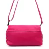  Dámska kožená kabelka cez rameno Luka 26-121 D magenta 30 x 16 x 12 cm