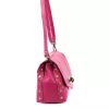  Dámska kožená kabelka cez rameno Luka 26-121 D magenta 30 x 16 x 12 cm