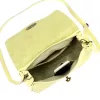  Dámska kožená kabelka cez rameno Luka 26-121 D žltá 30 x 16 x 12 cm
