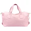  Dámska kožená kabelka Luka 26-119 DOLLARO púdrovej farby 47 x 25 x 16 cm