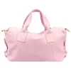  Dámska kožená kabelka Luka 26-119 DOLLARO púdrovej farby 47 x 25 x 16 cm