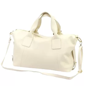    Dámska kožená kabelka Luka 26-119 DOLLARO béžovej farby 47 x 25 x 16 cm