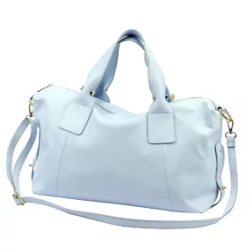    Dámska kožená kabelka Luka 26-119 DOLLARO modrá 47 x 25 x 16 cm