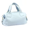  Dámska kožená kabelka Luka 26-119 DOLLARO modrá 47 x 25 x 16 cm