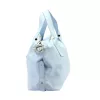  Dámska kožená kabelka Luka 26-119 DOLLARO modrá 47 x 25 x 16 cm
