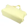 Dámska kožená kabelka Luka 26-119 DOLLARO svetložltá 47 x 25 x 16 cm