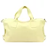 Dámska kožená kabelka Luka 26-119 DOLLARO svetložltá 47 x 25 x 16 cm