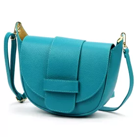   Luka 25-049 D DOLLARO türkiz női bőr kézitáska 28 x 18 x 10 cm
