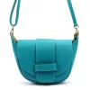 Luka 25-049 D DOLLARO türkiz női bőr kézitáska 28 x 18 x 10 cm