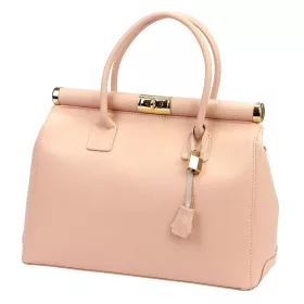    Dámska kožená kabelka Luka 26-002 DOLLARO ružová 35 x 26,5 x 15,5 cm