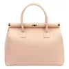 Luka 26-002 DOLLARO rózsaszín női bőr kézitáska 35 x 26.5 x 15.5 cm