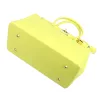  Luka 26-002 DOLLARO žltá dámska kožená kabelka 35 x 26,5 x 15,5 cm