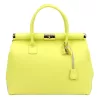Luka 26-002 DOLLARO sárga női bőr kézitáska 35 x 26.5 x 15.5 cm