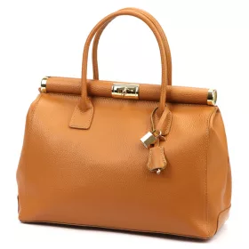    Luka 26-002 DOLLARO hnedá dámska kožená kabelka 35 x 26,5 x 15,5 cm