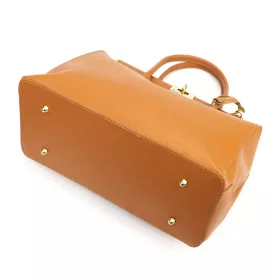    Luka 26-002 DOLLARO hnedá dámska kožená kabelka 35 x 26,5 x 15,5 cm
