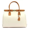 Luka 26-002 DOLLARO bézs női bőr kézitáska 35 x 26.5 x 15.5 cm