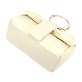    Dámska kožená kabelka Luka 26-123 DOLLARO béžovej farby 33 x 22 x 13 cm