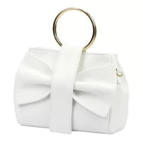    Dámska kožená kabelka Luka 26-123 DOLLARO biela 33 x 22 x 13 cm