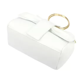    Dámska kožená kabelka Luka 26-123 DOLLARO biela 33 x 22 x 13 cm